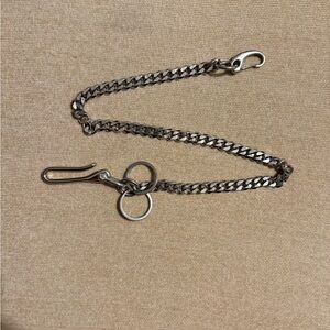 Silver chainlink wallet and Key Holder